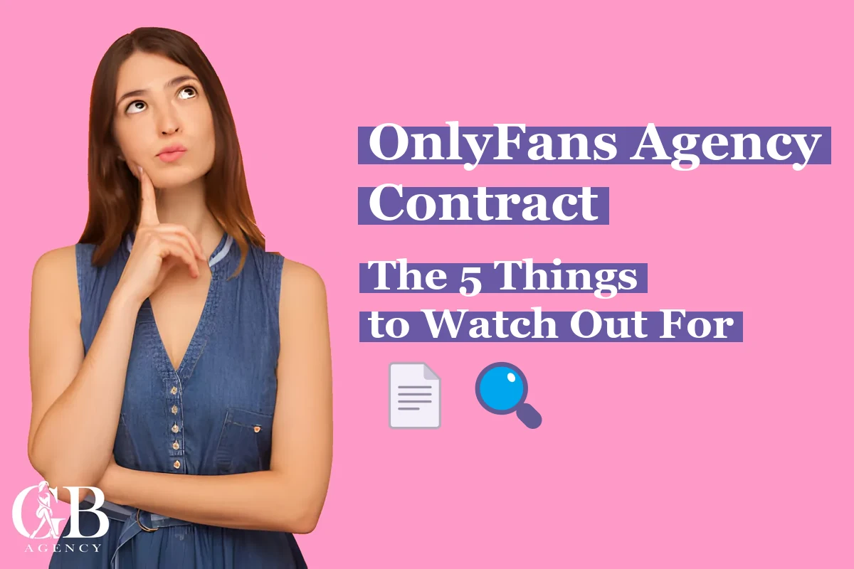 A woman with her hand under her chin, looking up doubtfully, beside the title on a pink background.